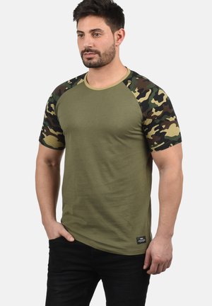 Solid SDCAHIL - T-shirt z nadrukiem - dusty olive