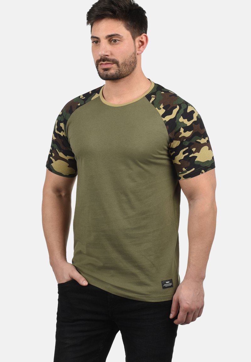 Solid SDCahil - Camiseta estampada - dusty olive