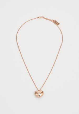 MARC JACOBS BALLOON HEART NECKLACE - Halskæder - antique rose gold-coloured