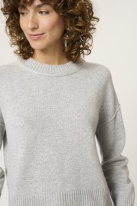 Part Two CHARLENEPW - Stickad tröja - light grey melange