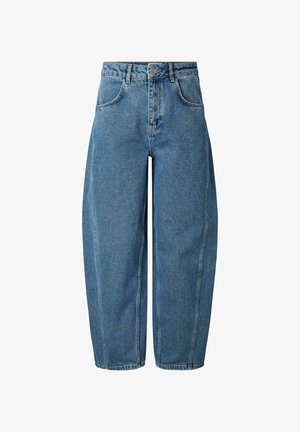YAS, BARREL FIT JEANS YASCAMEA HW ANKLE - Wide leg - light blue denim