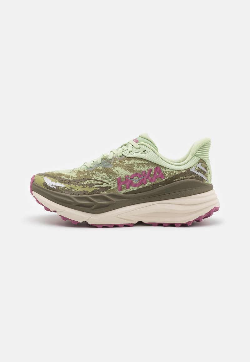 HOKA STINSON 7 - Běžecké boty do terénu - seed green/beet root