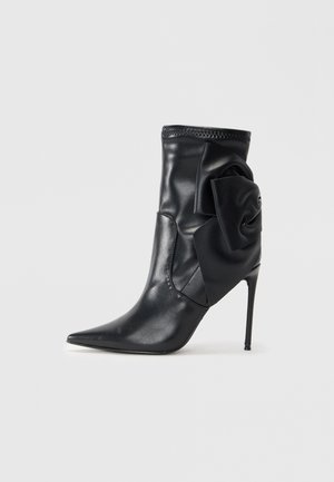 SALINE - High heeled ankle boots - black