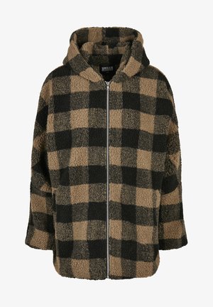 CHECK SHERPA - Giacca invernale - softtaupe/black