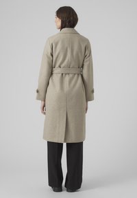 Vero Moda VMFORTUNEVEGA LONG  GA - Trenchcoat - silver mink/melange