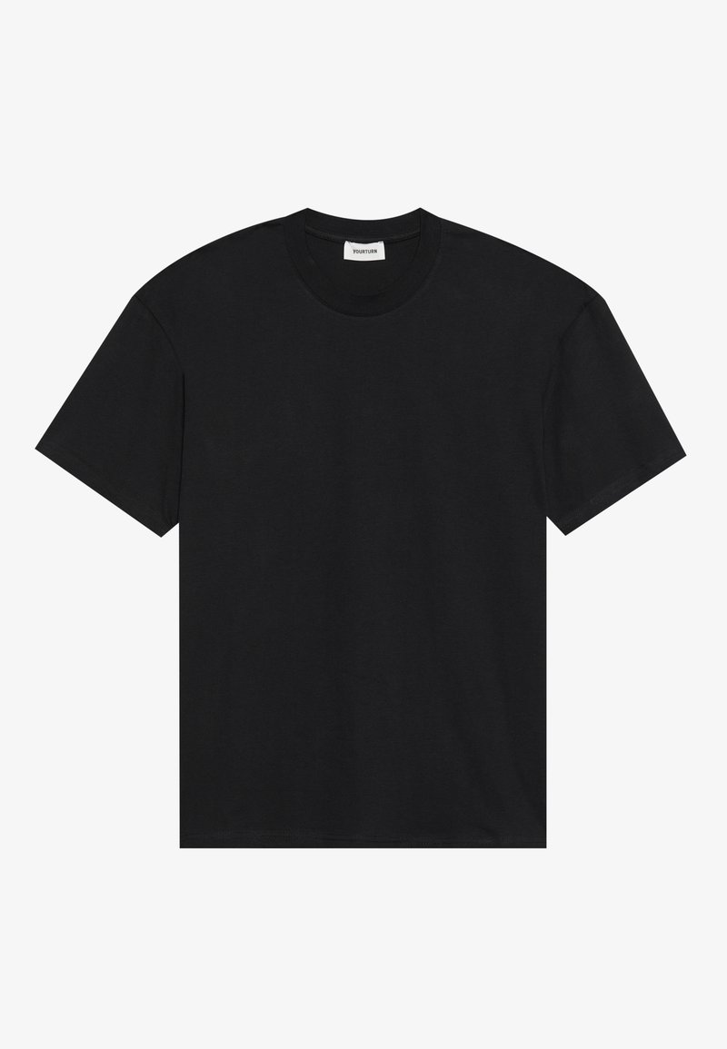 YOURTURN T-shirt basic zwart YOURTURN T-shirt basic zwart