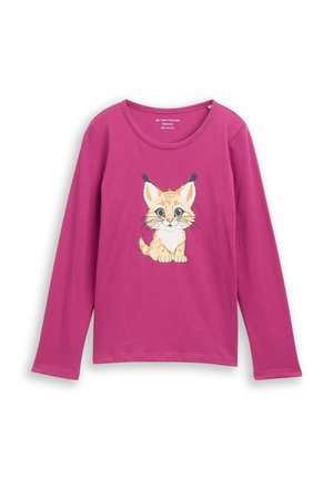 MIT PRINT - Long sleeved top - smooth magenta