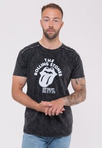 Paradiso Clothing THE ROLLING STONES NYC 75 SNOW WASH - Print T-shirt - black