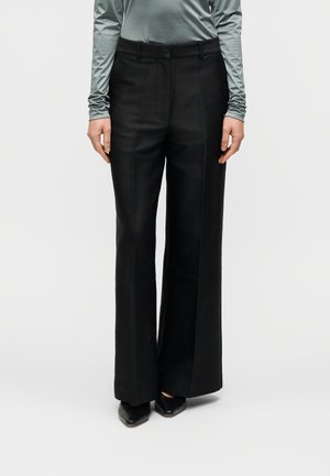 APRIL SHINY SUITING - Bukser - black