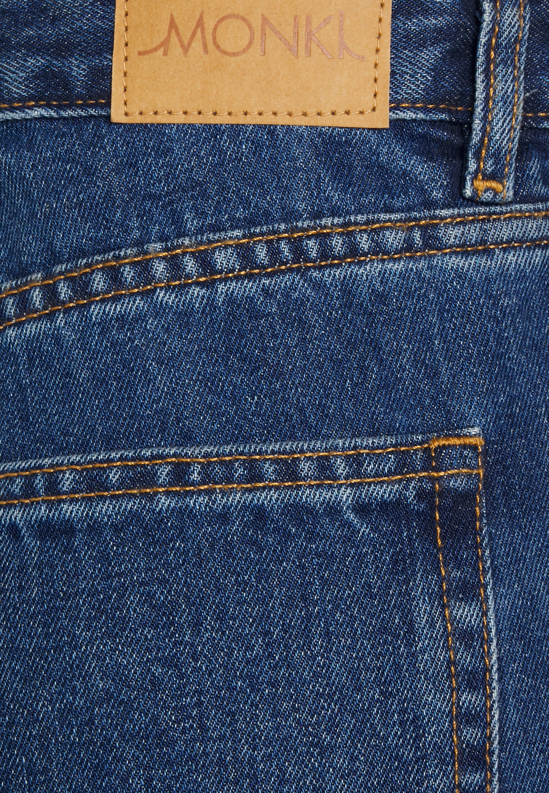 Monki TAIKI STRAIGHT LEG LA LUNE - Jeans a sigaretta - blue medium  dusty/blu - Zalando