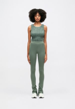 FLAGGY - Παντελόνι φόρμας - green greysh
