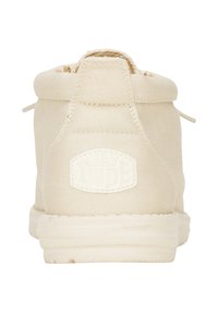 HEYDUDE CAMDEN CUFF NYLON QUILT - STIEFELETTE - Botines bajos - white