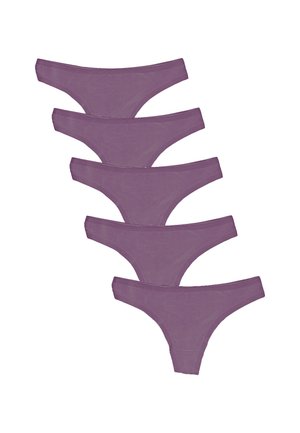 5ER PACK - Thong - violet