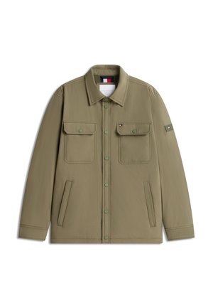 Tommy Hilfiger, PACKABLE LW SHIRT JACKET - Καλοκαιρινό μπουφάν - ghost fern