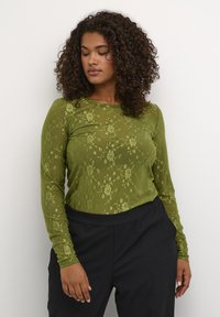 Kaffe Curve NIKOLINE - Pluus - calla green
