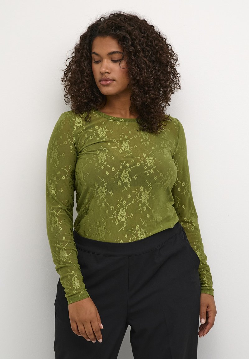 Kaffe Curve NIKOLINE - Pluus - calla green