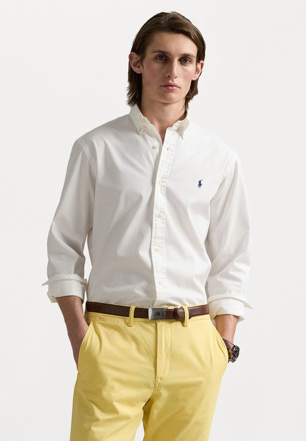 CUSTOM FIT TWILL SHIRT - Shirt - weiß