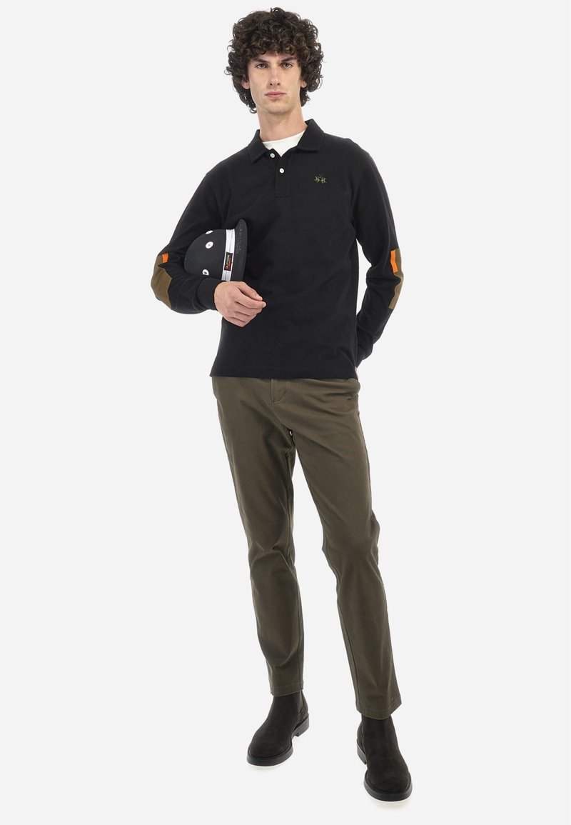 LA MARTINA Longsleeve zwart LA MARTINA Longsleeve zwart