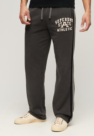 VINTAGE ATHLETIC JOGGERS - Træningsbukser - washed black