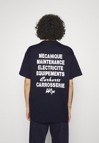 Carhartt WIP MECHANICS - Printtipaita - black