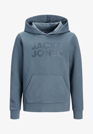 CORP LOGO - Džemperis su gobtuvu - blau