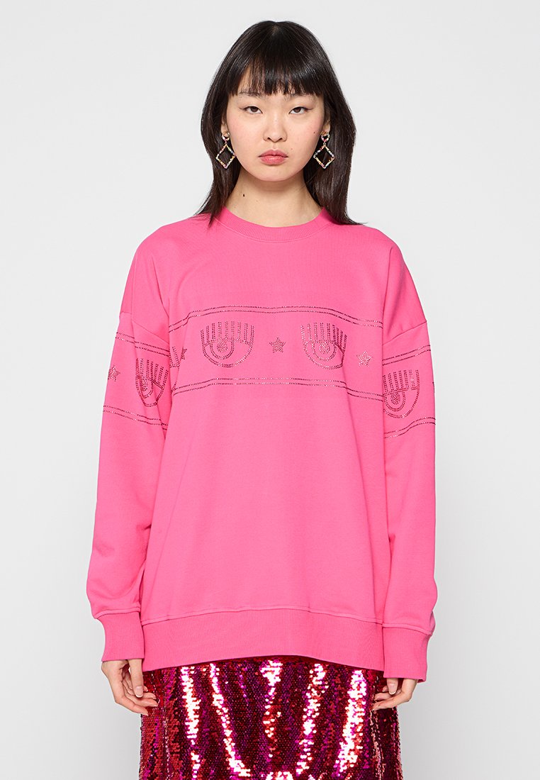 CHIARA FERRAGNI Sweater donkerroze