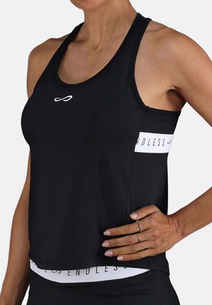 Endless TANK-TOP CAMISETA ALLURE - Top - black