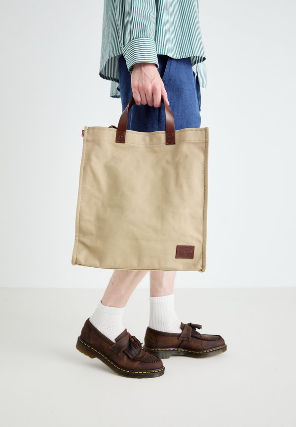 HERITAGE TOTE UNISEX - Tote bag - dark khaki