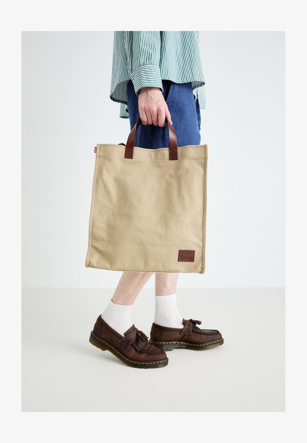 HERITAGE TOTE UNISEX - Tote bag - dark khaki