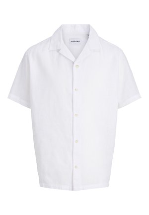 Jack & Jones, SUMMER LINEN BLEND RESORT SHIRT - Πουκάμισο - white