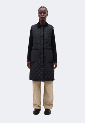 Hunter ORIGINAL, LONG QUILTED GILET - Елек - black