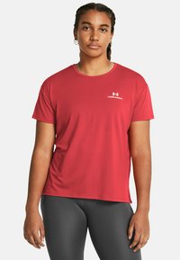 Under Armour - RUSH ENERGY 2.0 - Sporta krekli - red solstice Miniatūras attēls 1