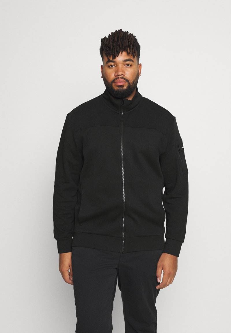Calvin Klein Zipup sweatshirt black Zalando.ie