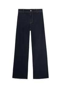 CATHERIN CULOTTE HIGH-RISE - Straight leg -farkut - blue