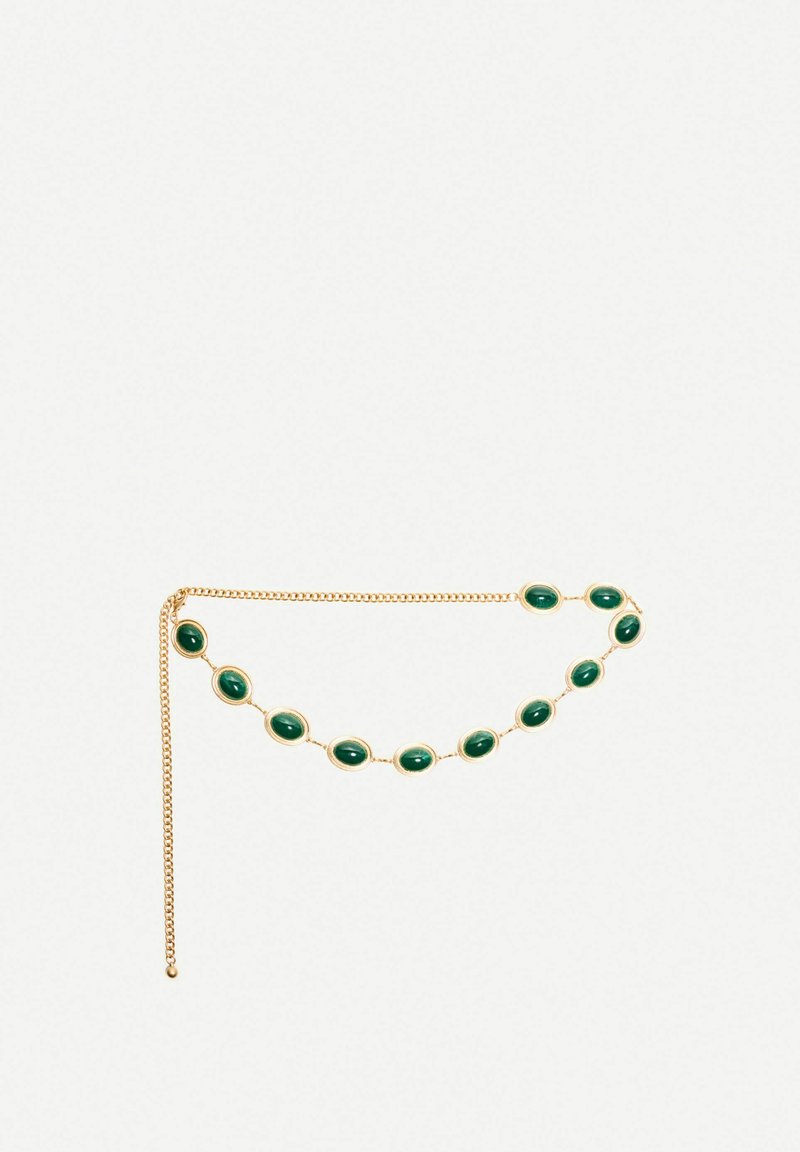 Bershka MEDALLION Cintura gold-coloured/dorato