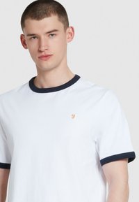 Farah GROVES RINGER - T-shirt basic - white