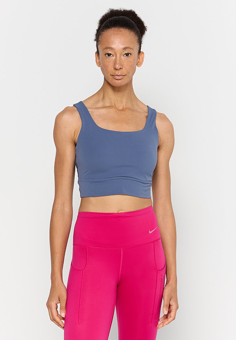 Nike Performance Bustier blauw Nike Performance Bustier blauw