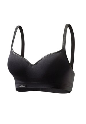 Reggiseno sportivo con sostegno leggero - schwarz