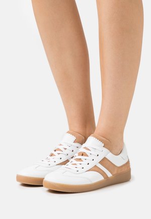 Sneakers laag - weiss/caramel