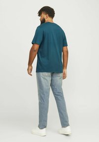 Jack & Jones JJELOGO - Marškinėliai su spaudiniu - deep teal