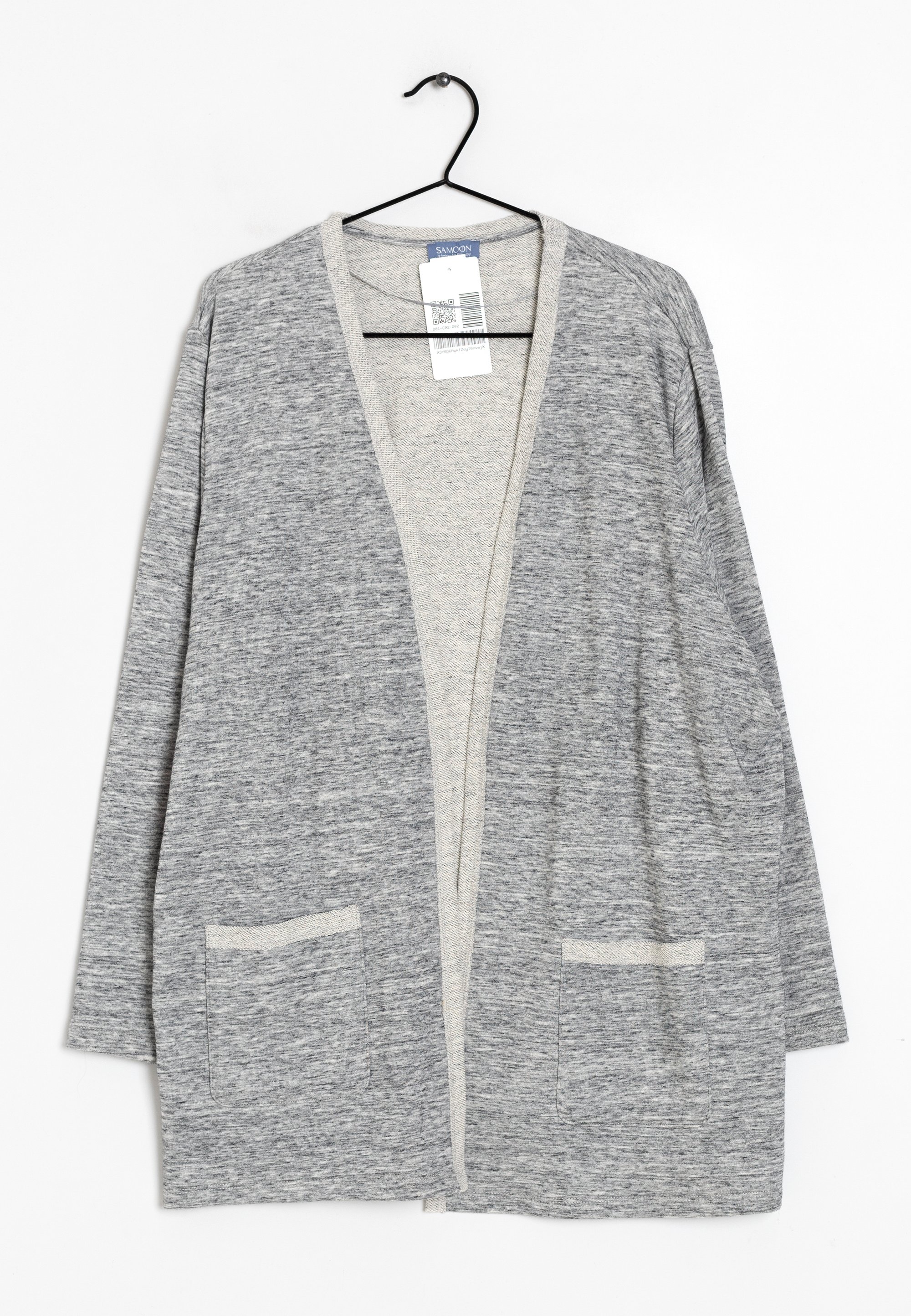 Samoon Cardigan grey/mottled grey (Pre-owned) Zalando