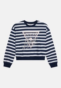 Não selecionado, blue/white