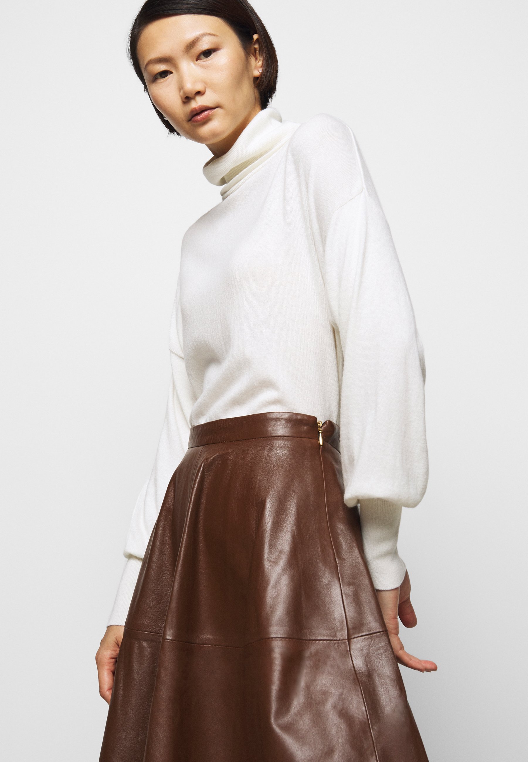 STUDIO ID TESSA SKIRT A line skjørt brownbrun Zalando.no STUDIO ID TESSA SKIRT - A-line skjørt - dark blue