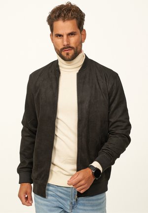 ÜBERGANGS - Bomber Jacket - black