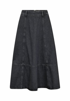 Mos Mosh CYNTHIA - Maxi skirt - grey