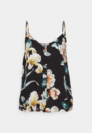 ONLY ONLNOVA LIFE BUTTON SINGLET SOLID - Top - black