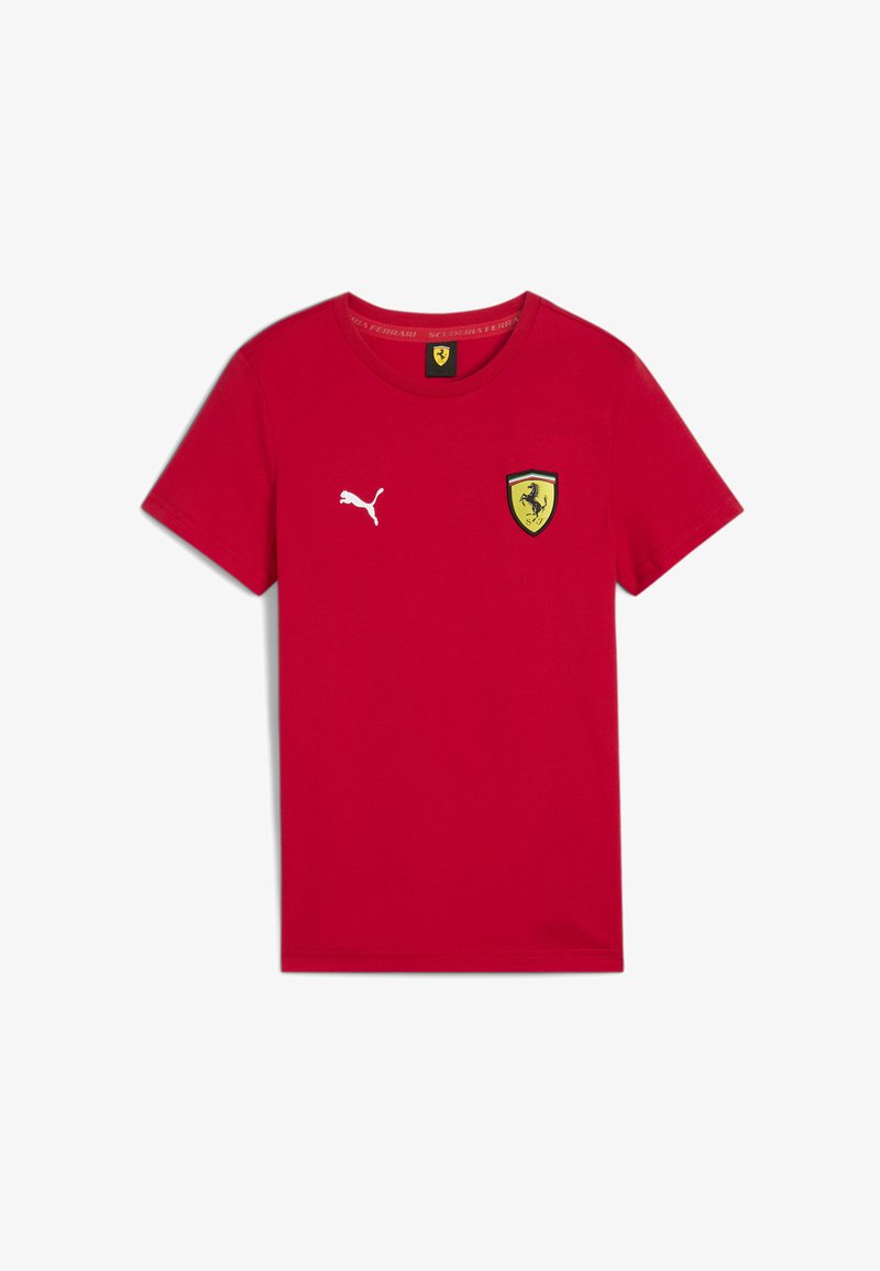 Puma SCUDERIA FERRARI RACE BIG SHIELD - T-Shirt print - rosso corsa