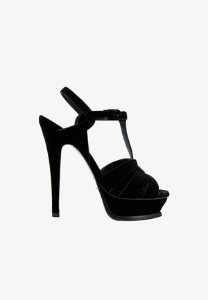 Saint Laurent, Sandales à talons hauts - black