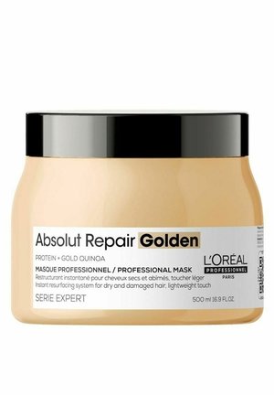 L'OREAL PROFESSIONNEL SERIE EXPERT ABSOLUT REPAIR GOLDEN MASQUE 500ML - Hair mask - yellow