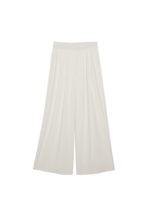 Stradivarius, PALAZZO JOGGER TROUSERS WITH ELASTIC WAISTBAND 07702147 - Pantalon classique - stone